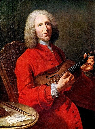 Joseph Aved: Portrait von Jean-Philippe Rameau; via Wikimedia Commons